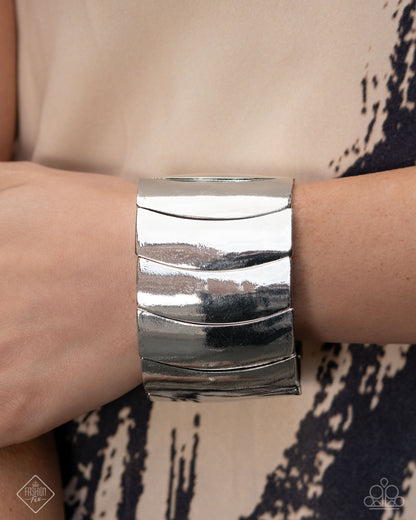 Crusading Celebrity - Silver - Paparazzi Bracelet