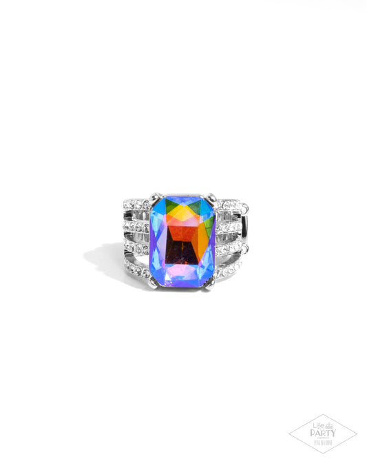 Expect Heavy REIGN - Multi - Paparazzi Ring (2025 Pink Diamond LOP)