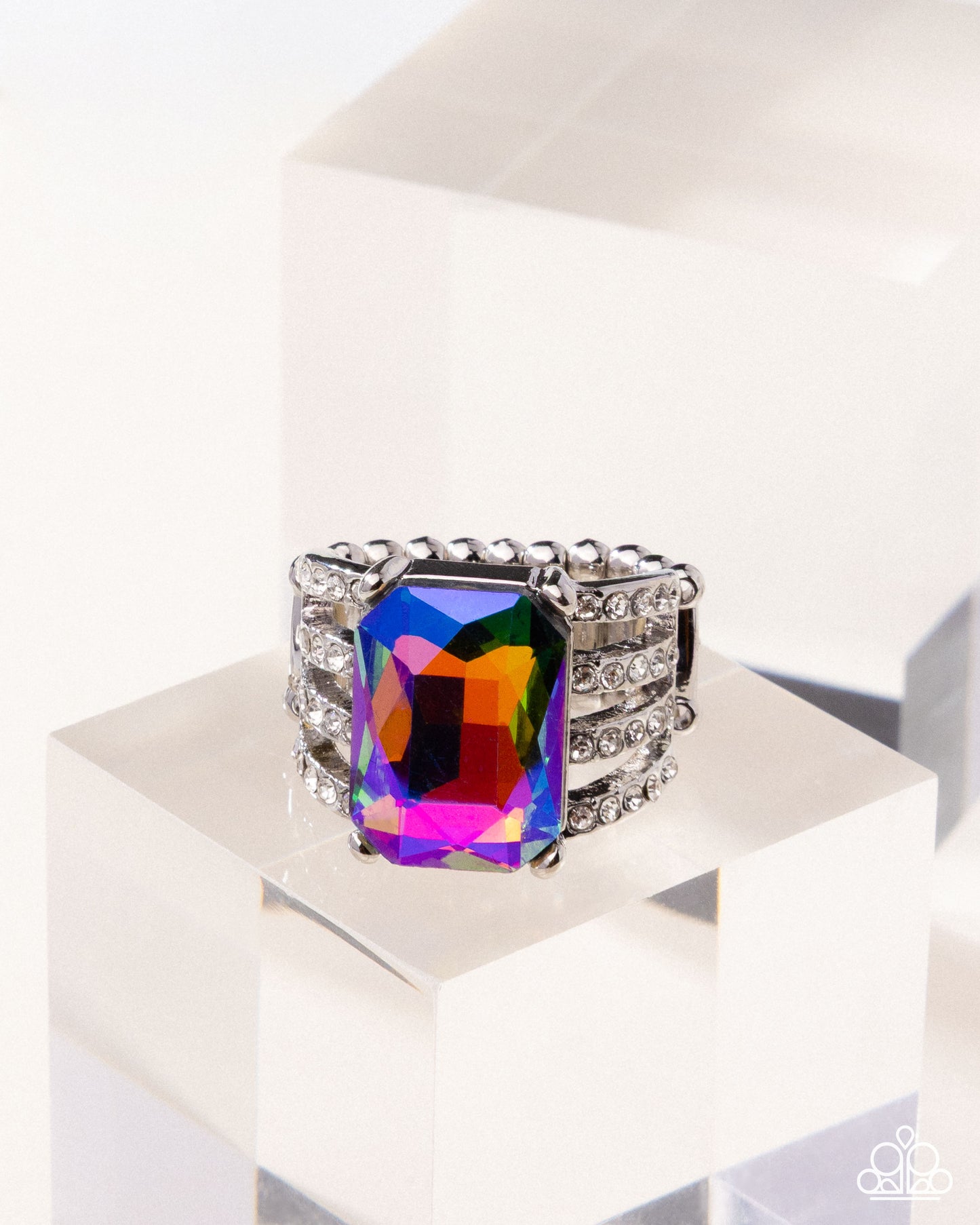 Expect Heavy REIGN - Multi - Paparazzi Ring (2025 Pink Diamond LOP)