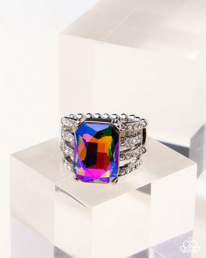 Expect Heavy REIGN - Multi - Paparazzi Ring (2025 Pink Diamond LOP)