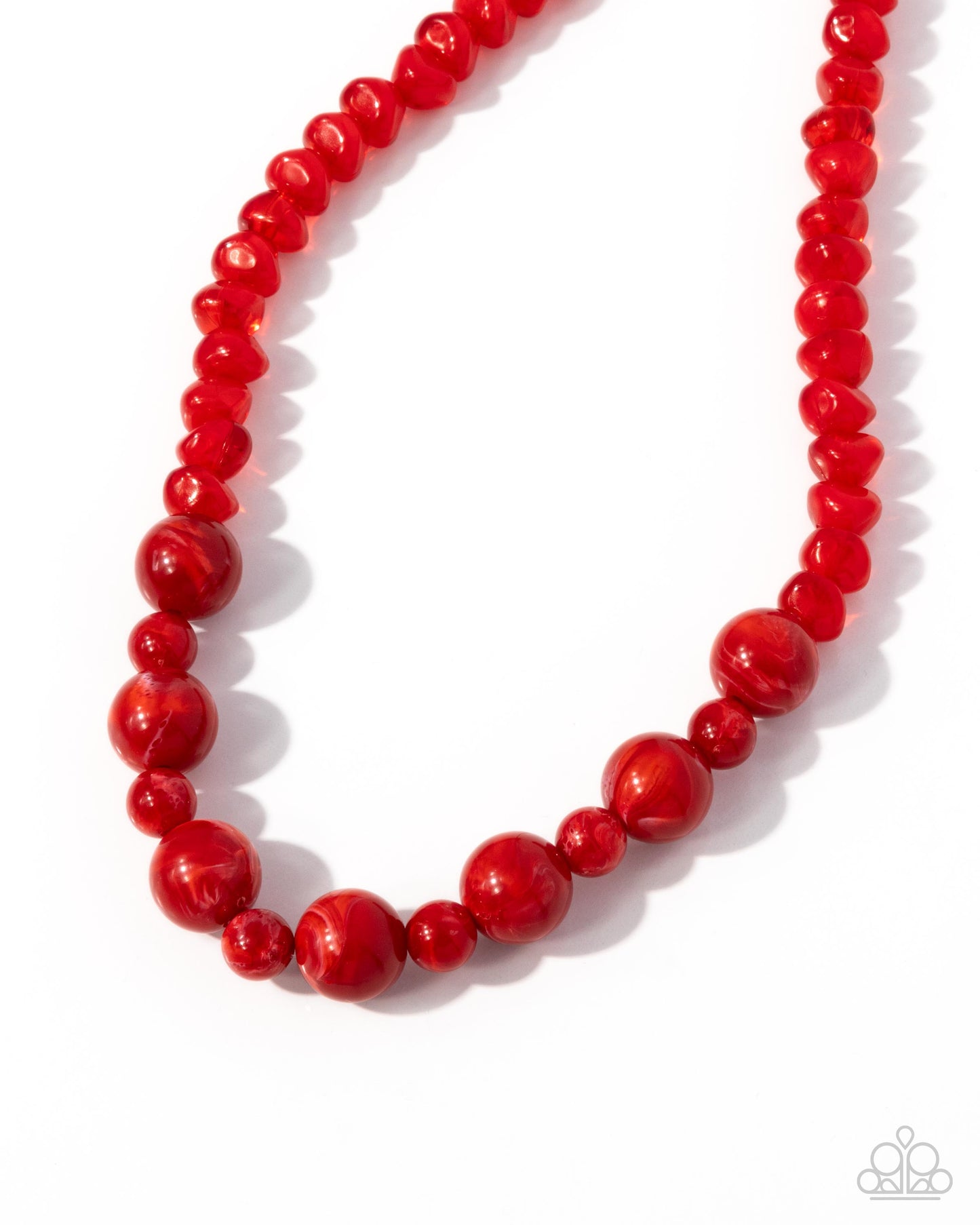 Not a Phase - Red - Paparazzi Necklace