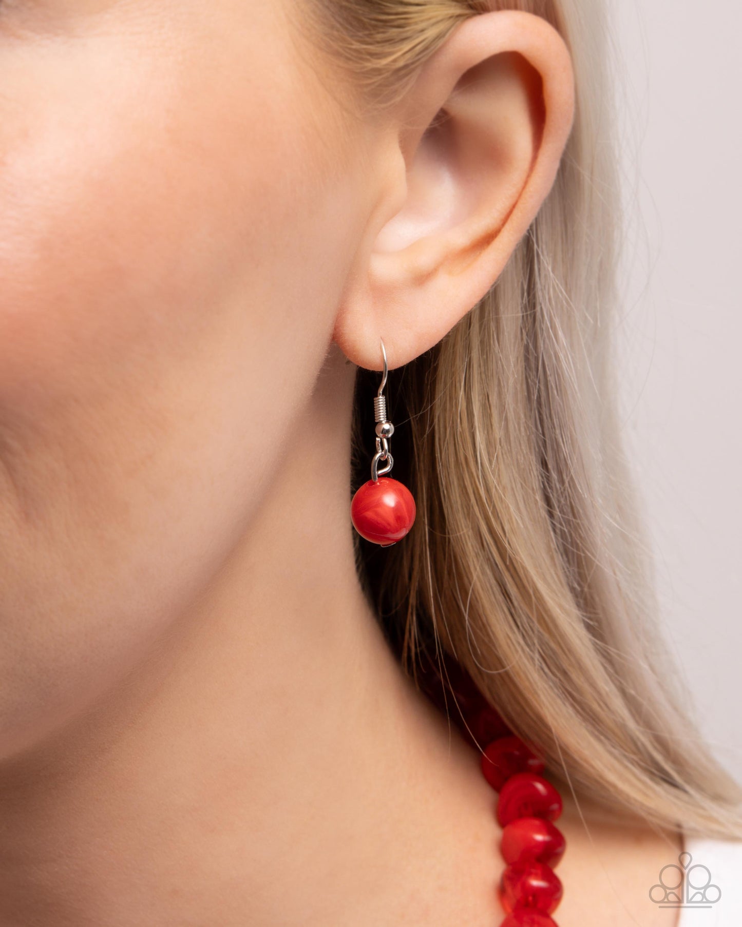 Not a Phase - Red - Paparazzi Necklace