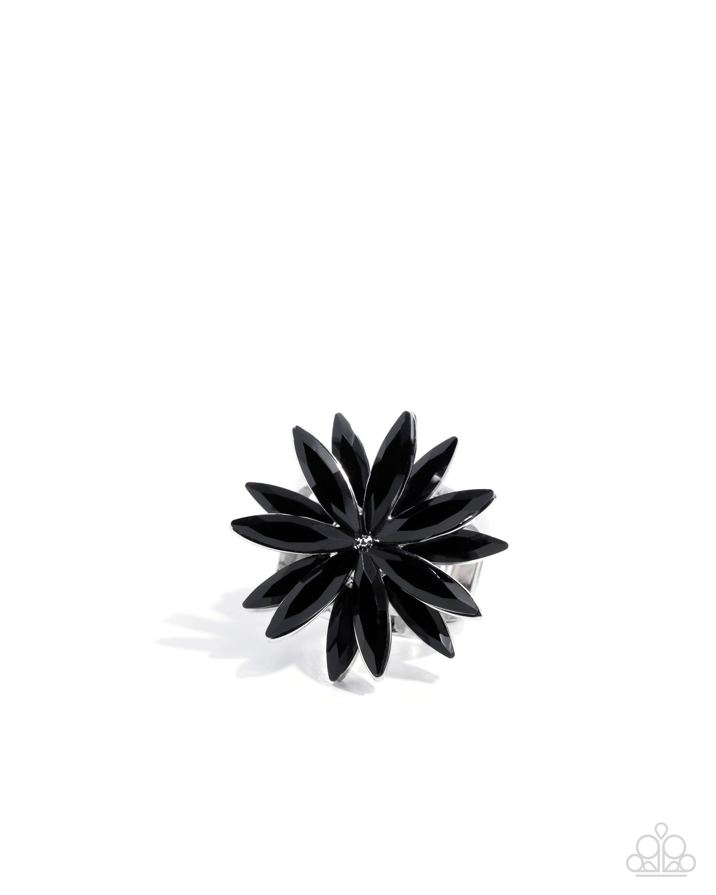 Sophisticated Shine - Black - Paparazzi Ring