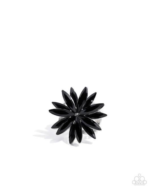 Sophisticated Shine - Black - Paparazzi Ring