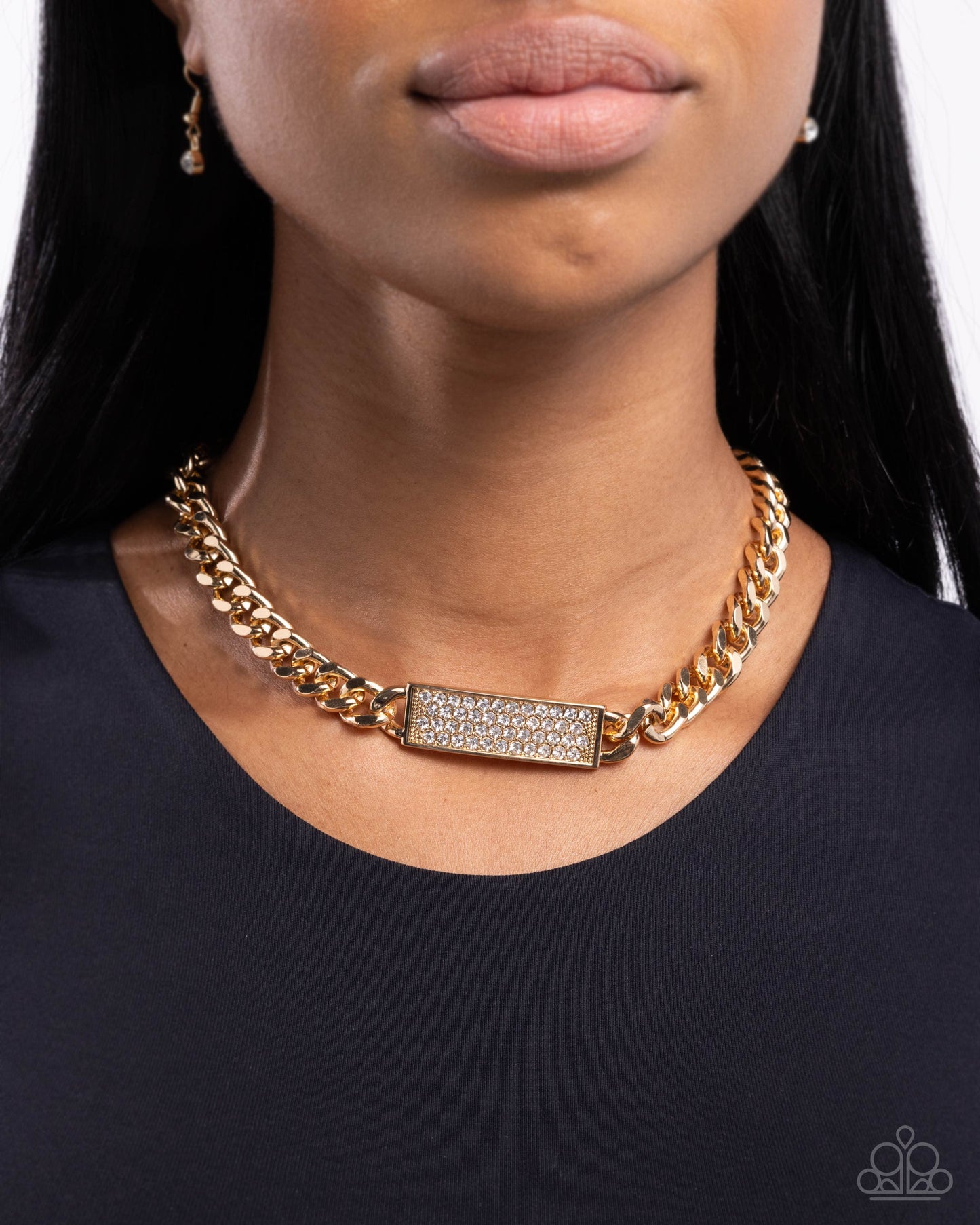 Rockstar Radiance - Gold - Paparazzi Necklace
