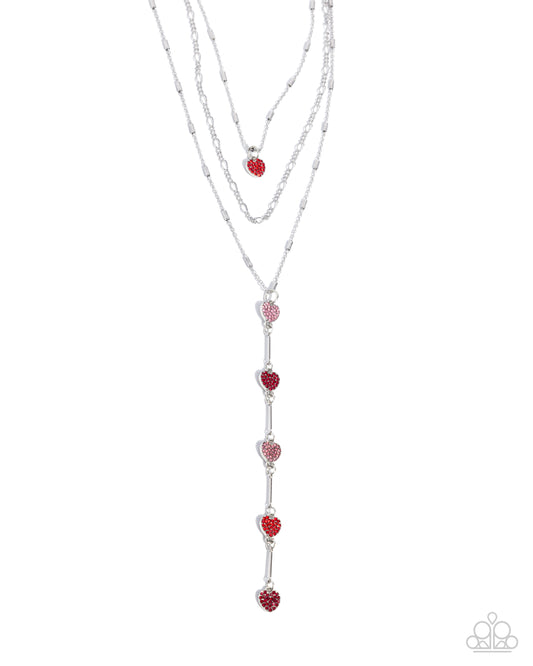 Valiant Valentine - Red - Paparazzi Necklace