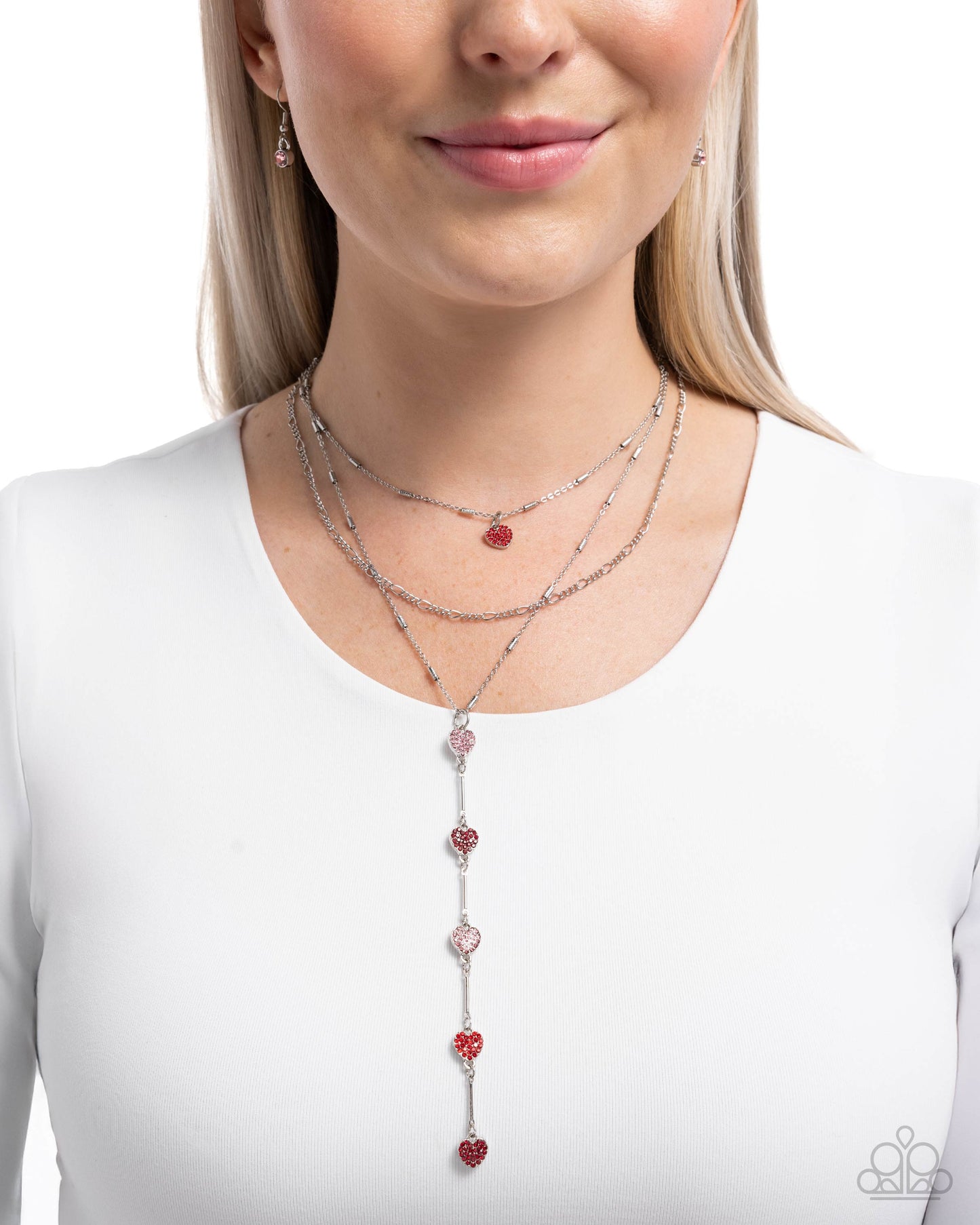Valiant Valentine - Red - Paparazzi Necklace
