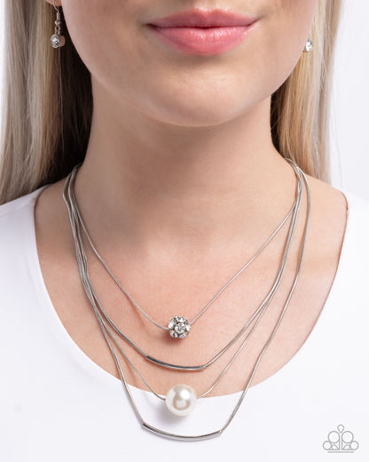 Phenomenal Pearls - White - Paparazzi Necklace