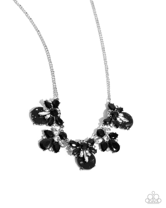 Socialite Statement - Black - Paparazzi Necklace