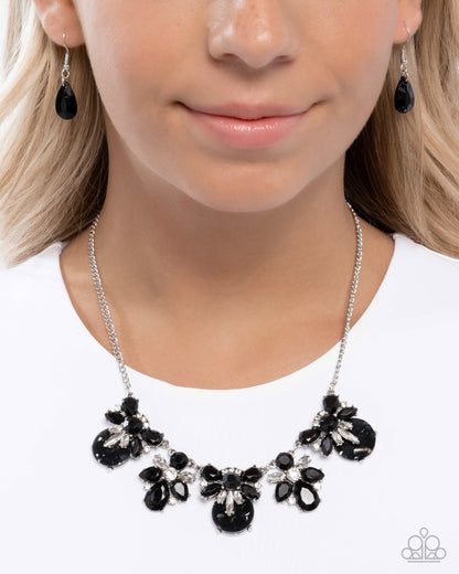 Socialite Statement - Black - Paparazzi Necklace