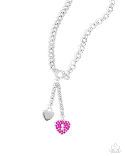 Momentary Bliss Pink and Momentary Balance Pink Bracelet - Paparazzi Necklace and Bracelet Set