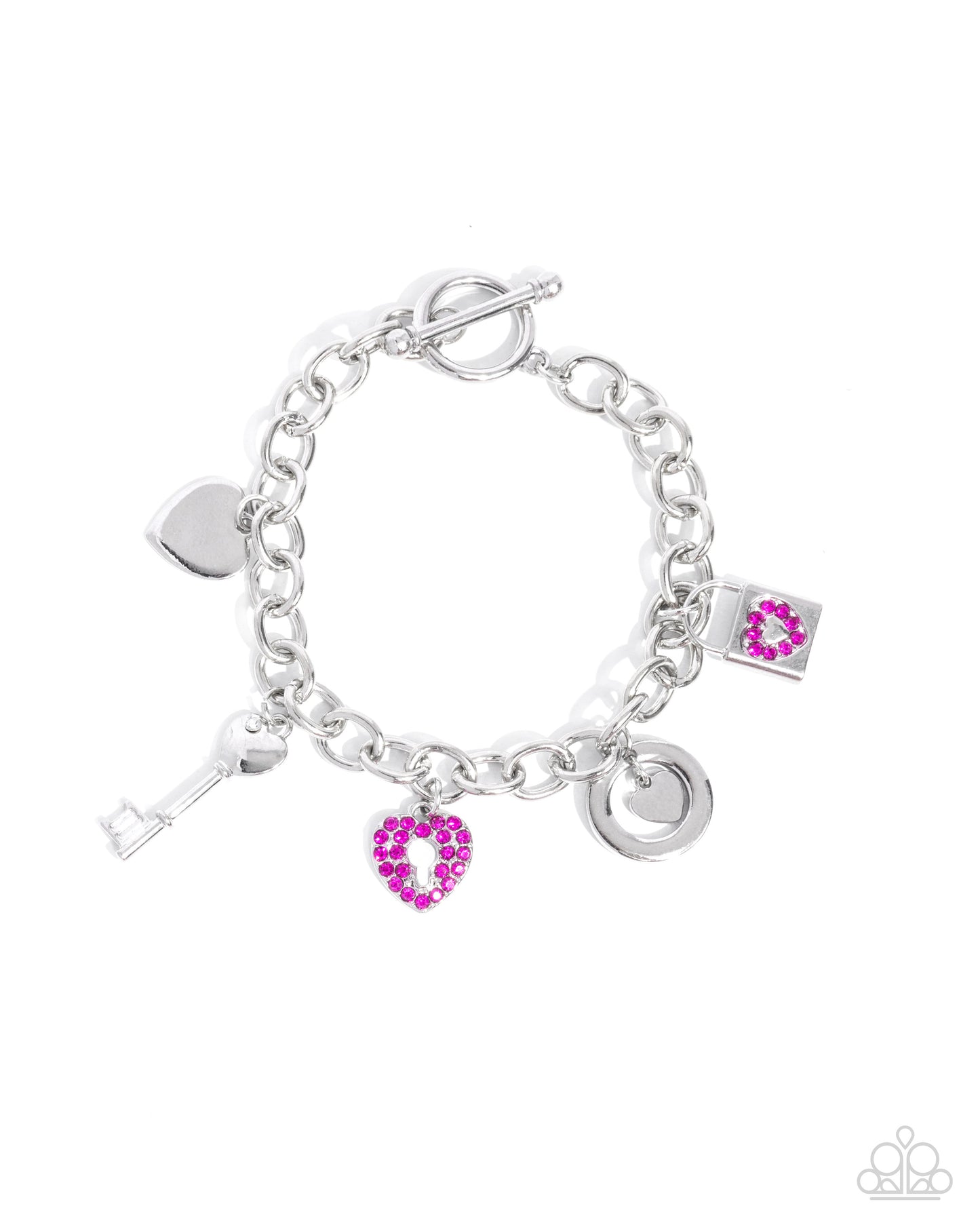 Momentary Bliss Pink and Momentary Balance Pink Bracelet - Paparazzi Necklace and Bracelet Set