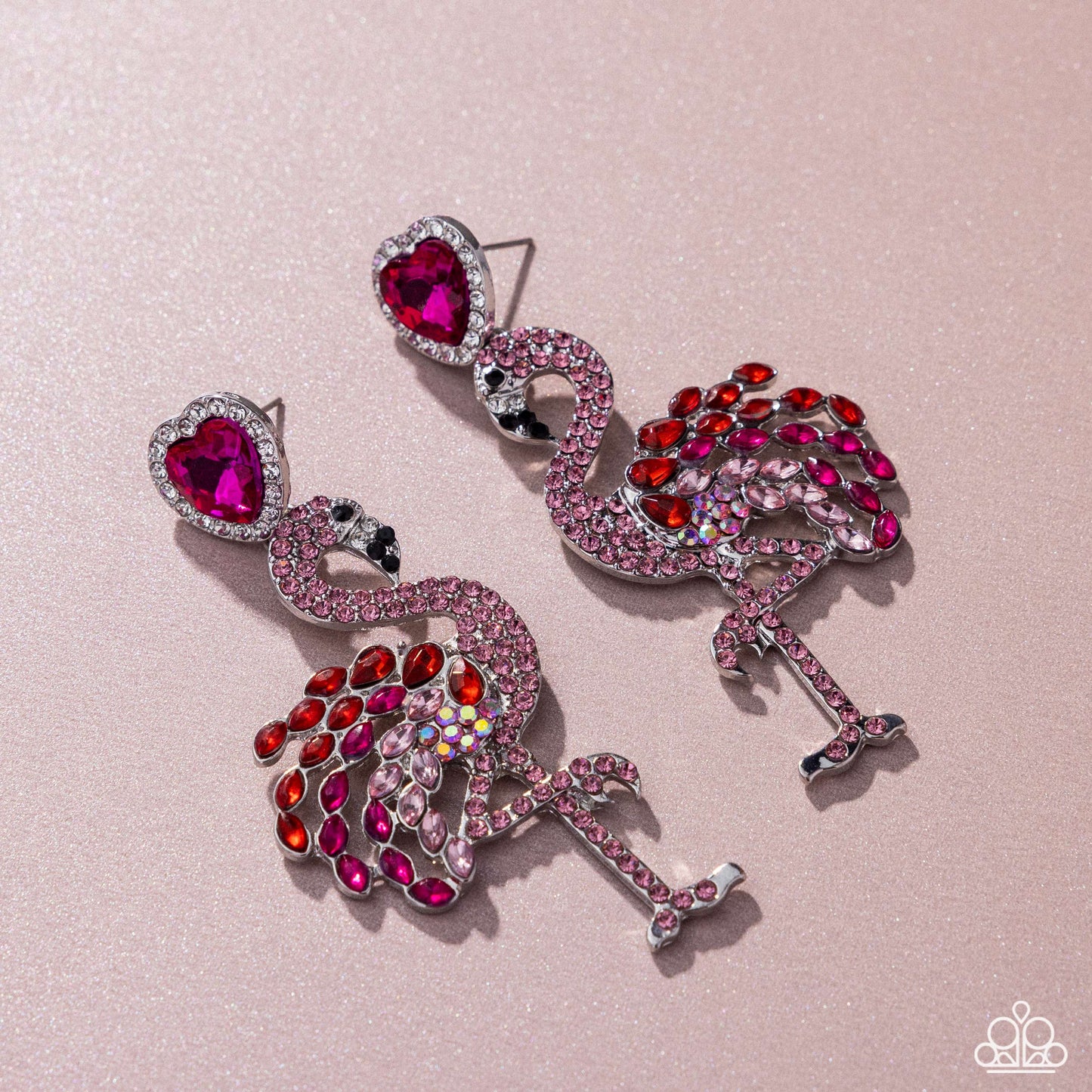Flamingo Freestyle - Pink - Paparazzi Earrings