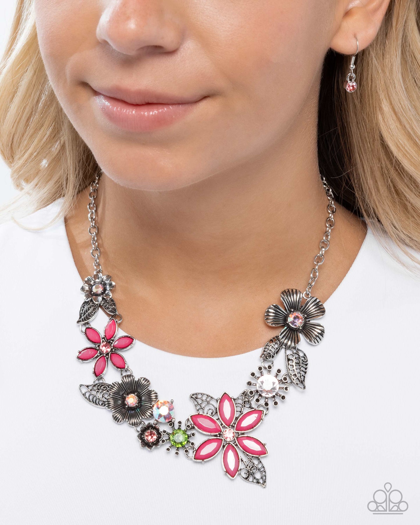 GARDEN My Sparkle - Pink - Paparazzi Necklace