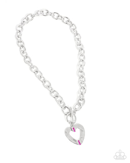Affectionate Assist - Pink and Affectionate Assembly - Pink - Paparazzi Necklace and Bracelet Set