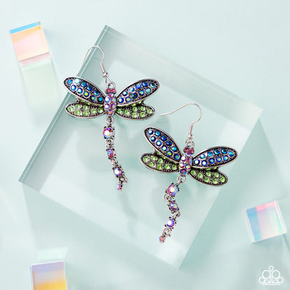 Hey, I Heard You Were A Wild One - Green - Paparazzi Earrings