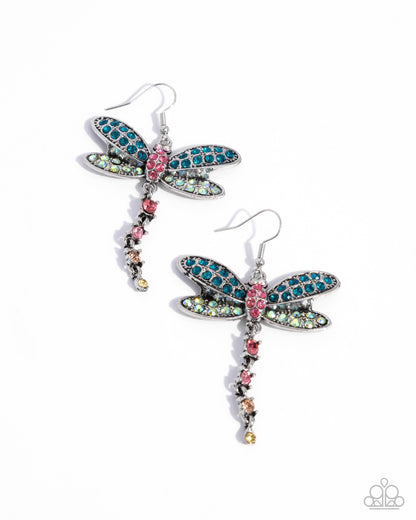 Hey, I Heard You Were A Wild One - Multi - Paparazzi Earrings