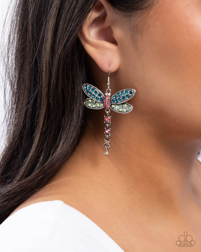 Hey, I Heard You Were A Wild One - Multi - Paparazzi Earrings