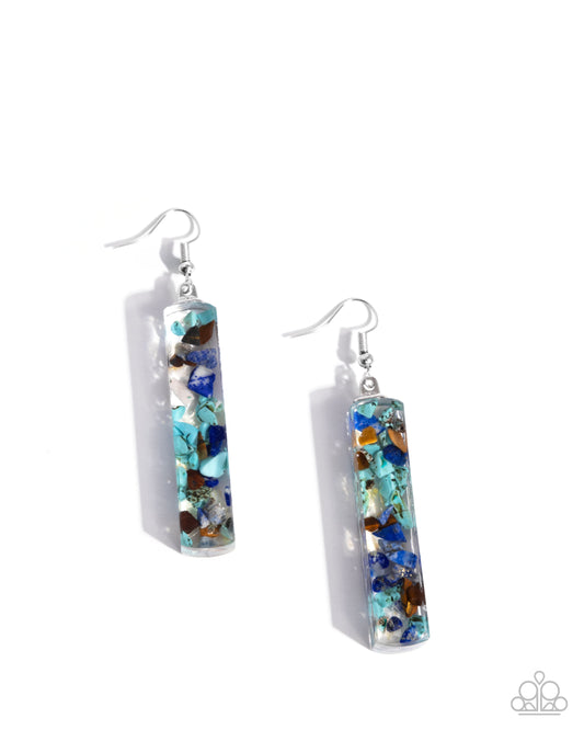 Natural Nightlife - Multi - Paparazzi Earrings
