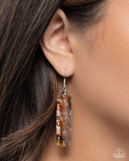 Natural Nightlife - Multi - Paparazzi Earrings