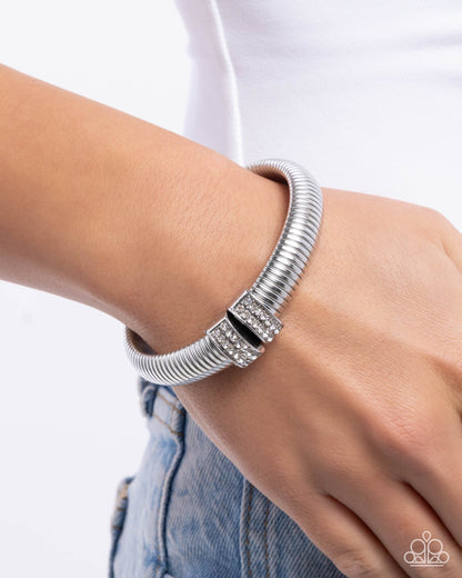 Tailored Transit - White - Paparazzi Bracelet
