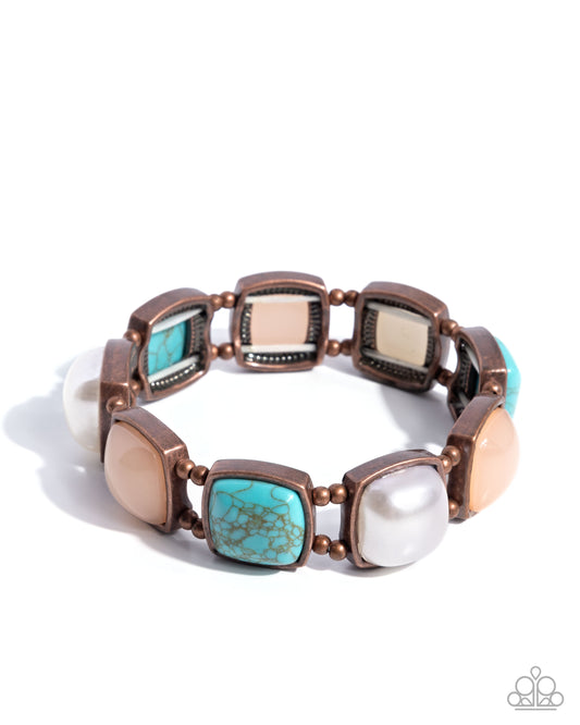 Everfree Elegance - Copper -Paparazzi Bracelet