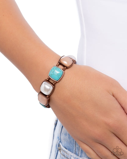 Everfree Elegance - Copper -Paparazzi Bracelet
