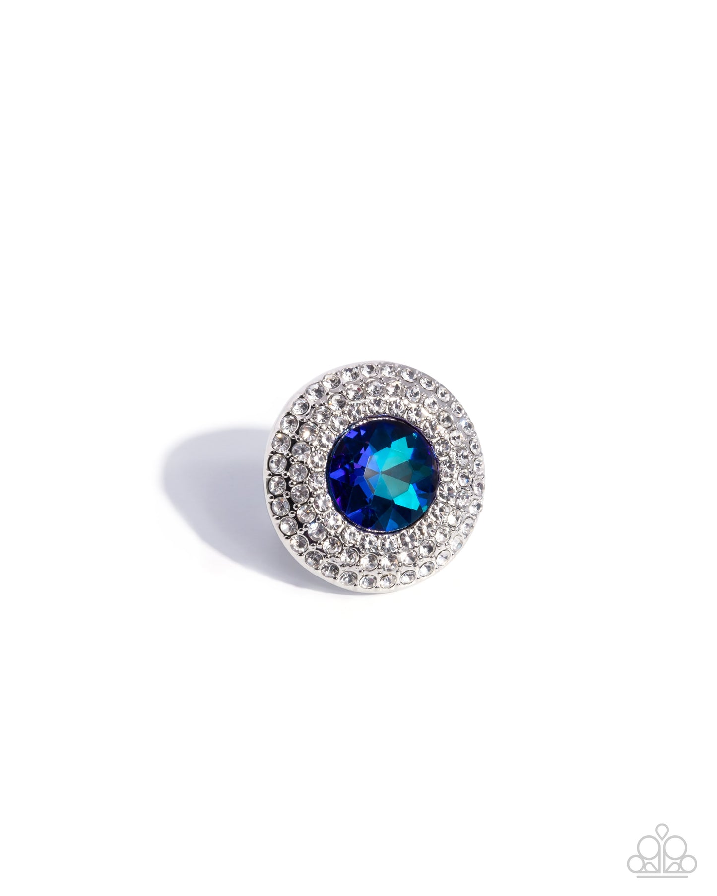 Bedazzled Babe - Blue - Paparazzi Ring
