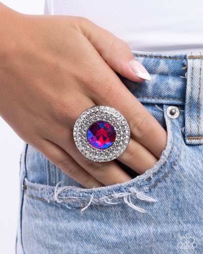 Bedazzled Babe - Pink - Paparazzi Ring
