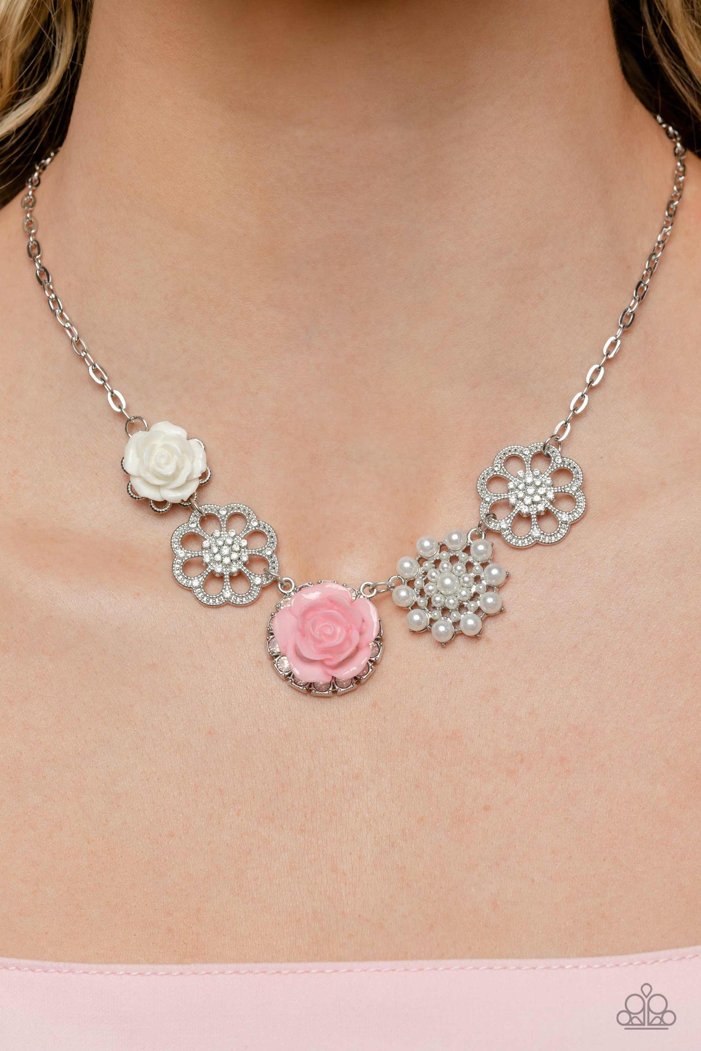 Tea Party Favors - Pink and Tea Party Theme - Pink - Paparazzi Necklace and Bracelet Set