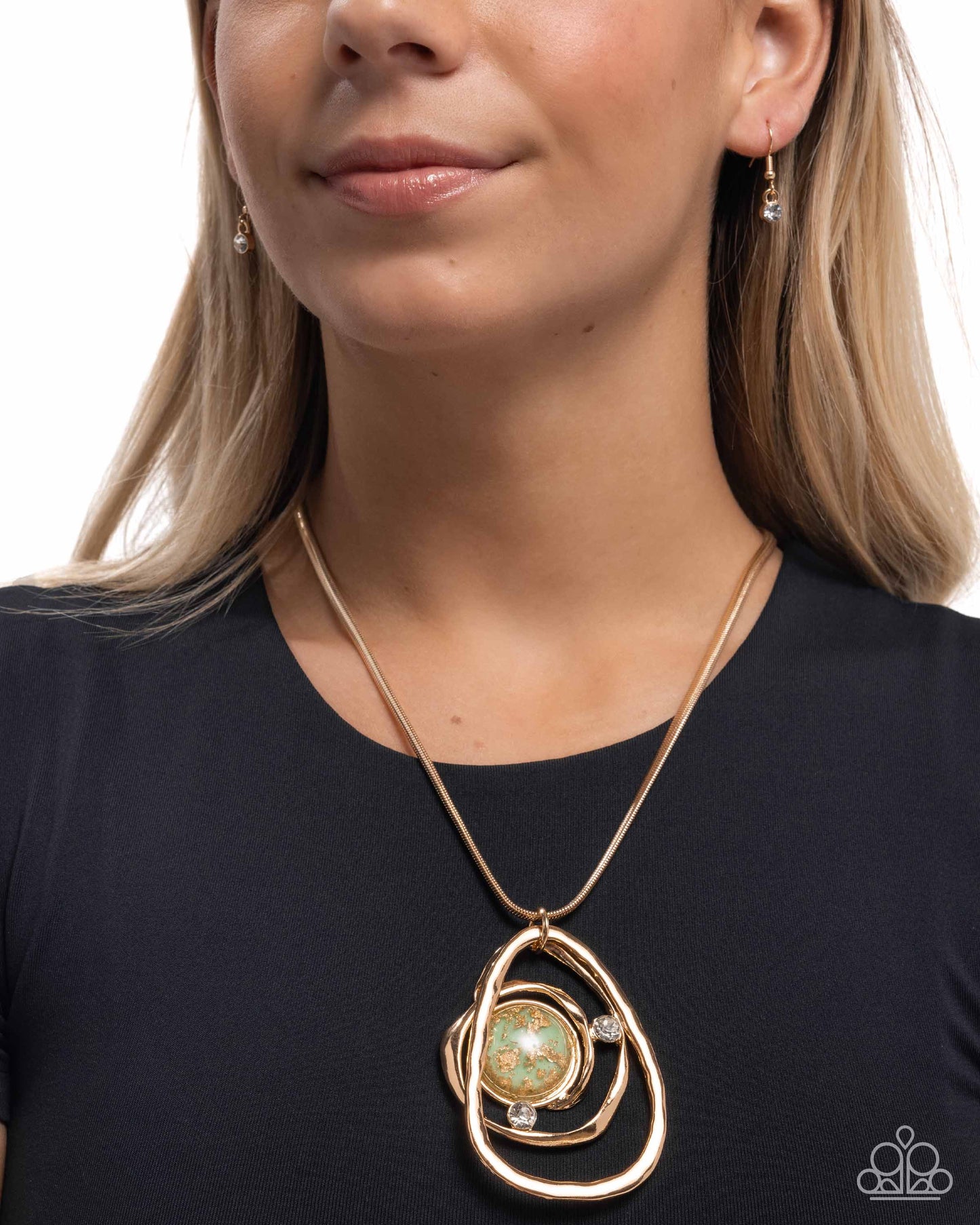 Abstract Advance - Green - Paparazzi Necklace