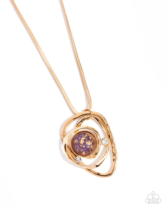Abstract Advance - Purple - Paparazzi Necklace