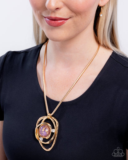 Abstract Advance - Purple - Paparazzi Necklace