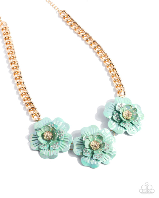 Gala Genre - Green - Paparazzi Necklace