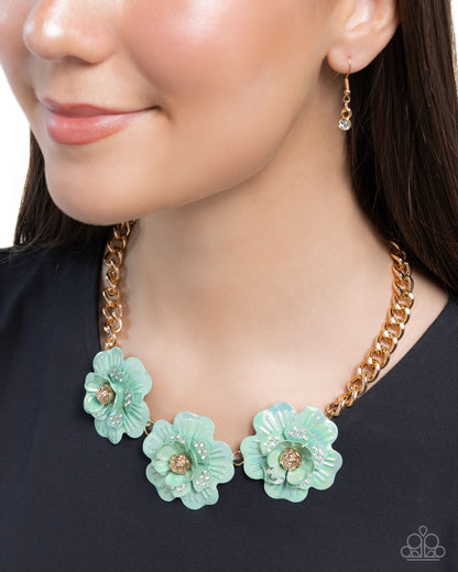 Gala Genre - Green - Paparazzi Necklace