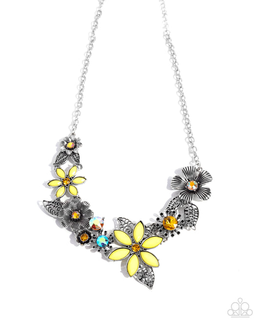 GARDEN My Sparkle - Yellow - Paparazzi Necklace