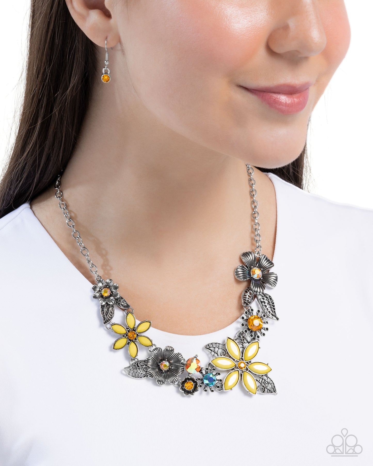GARDEN My Sparkle - Yellow - Paparazzi Necklace