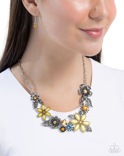 GARDEN My Sparkle - Yellow - Paparazzi Necklace