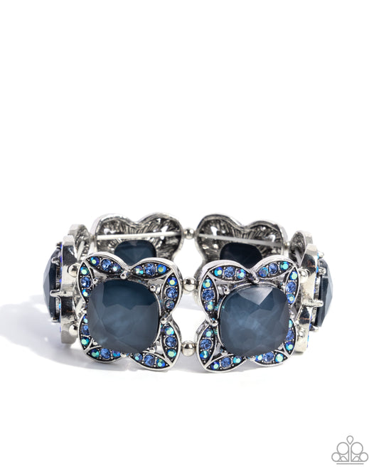 Bandwagon Beauty - Blue - Paparazzi Bracelet
