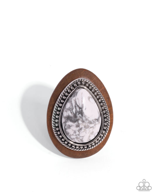 Santa Fe Stance - Silver - Paparazzi Ring