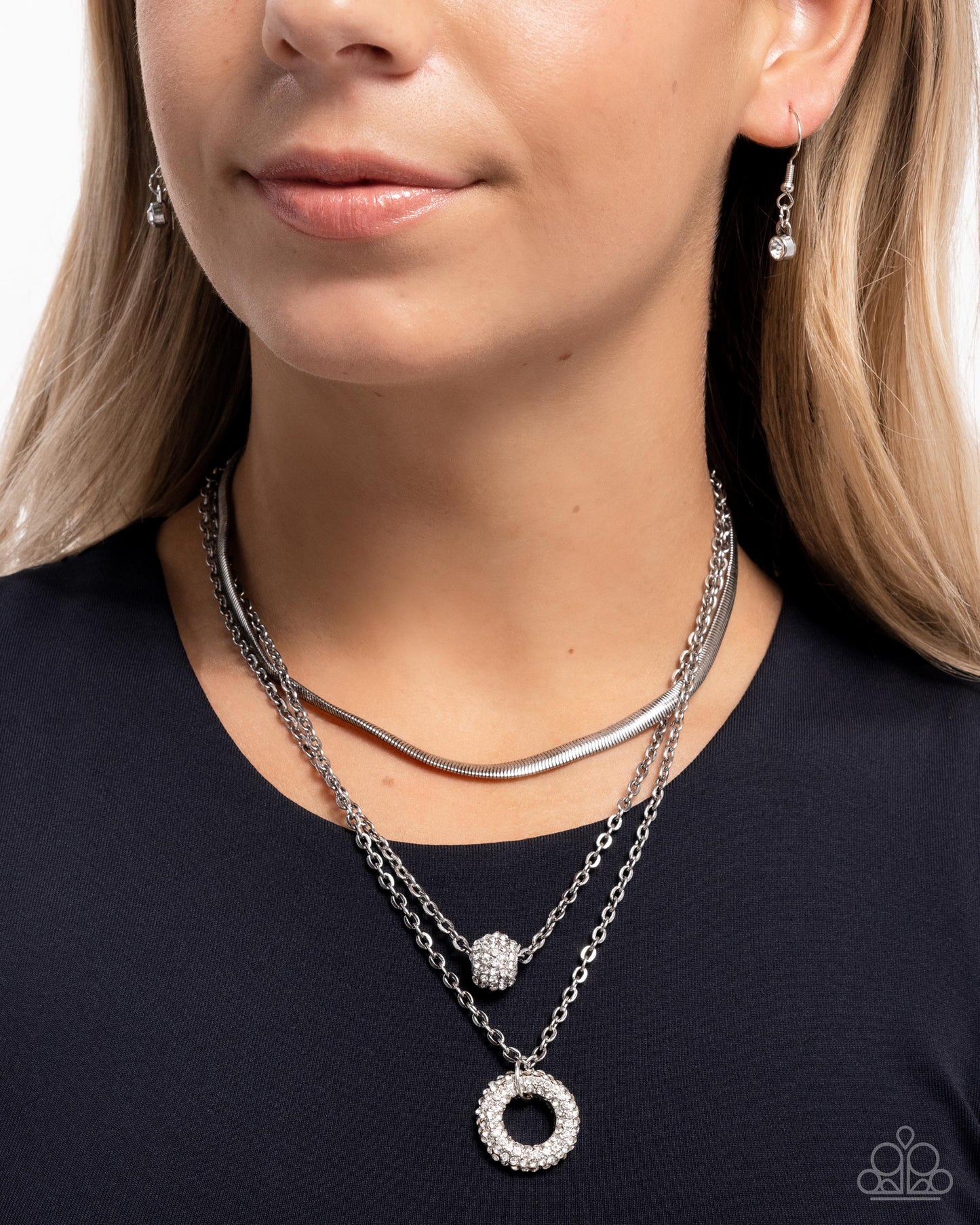 Dominant Dignity - White - Paparazzi Necklace
