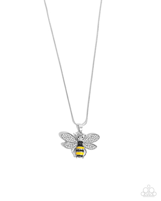 Be Humble Bumblebee - Yellow - Paparazzi Necklace