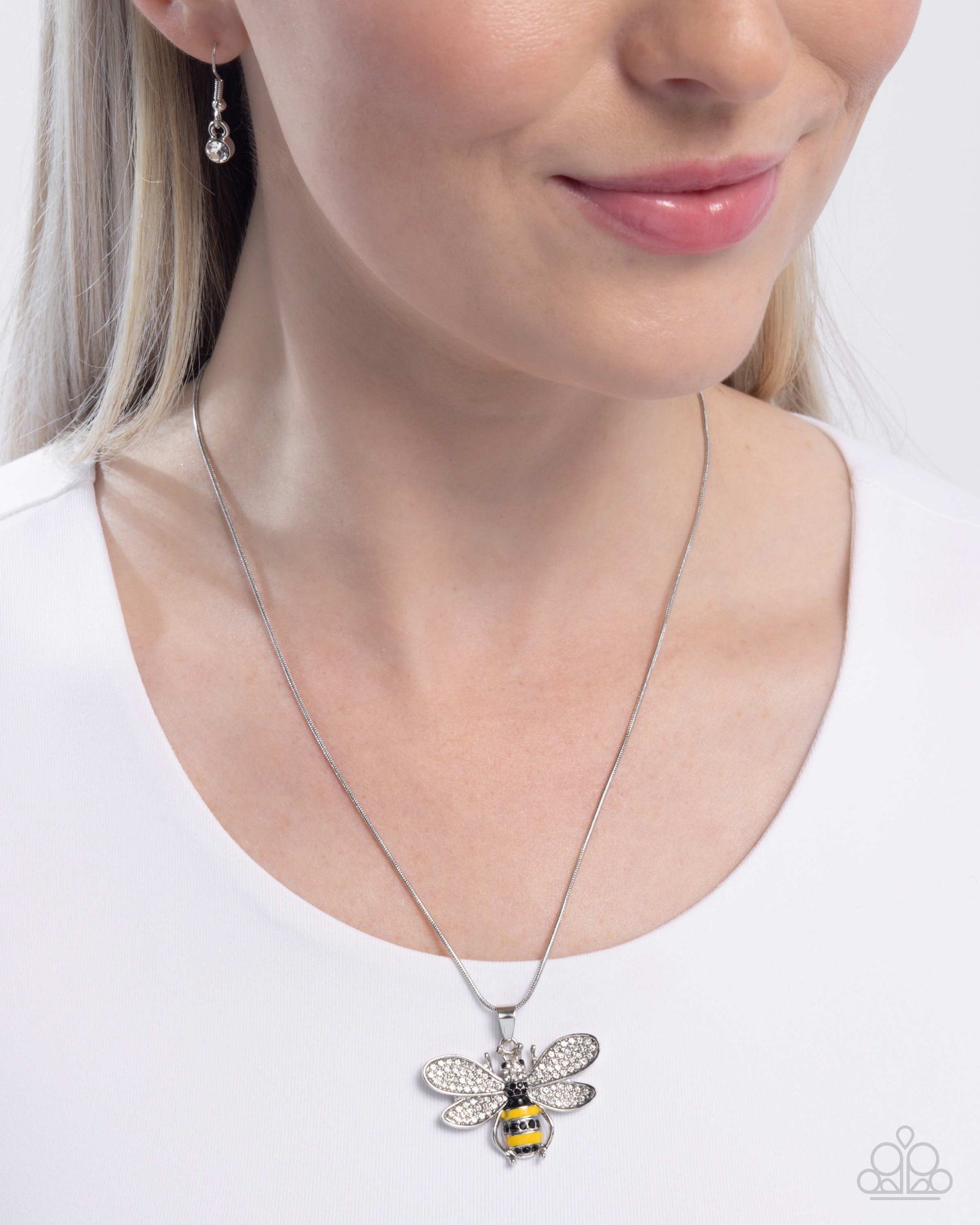 Be Humble Bumblebee - Yellow - Paparazzi Necklace