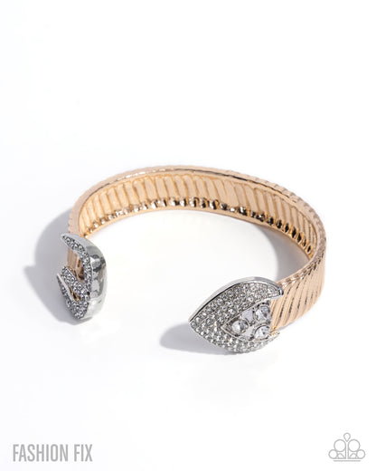 Fashion Forward Feature - Gold - Paparazzi Bracelet