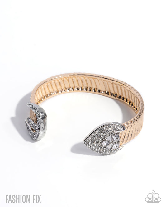 Fashion Forward Feature - Gold - Paparazzi Bracelet