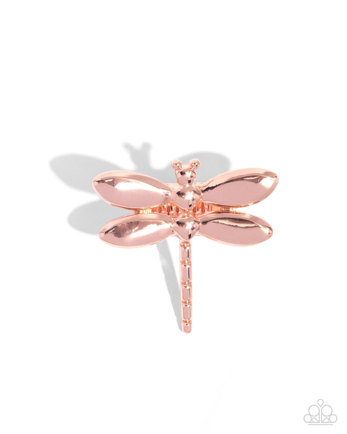 Durable Dragonfly - Copper - Paparazzi Earrings