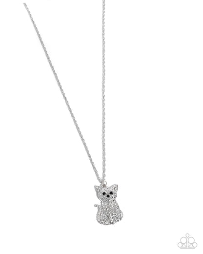 Cat Call - White - Paparazzi Necklace