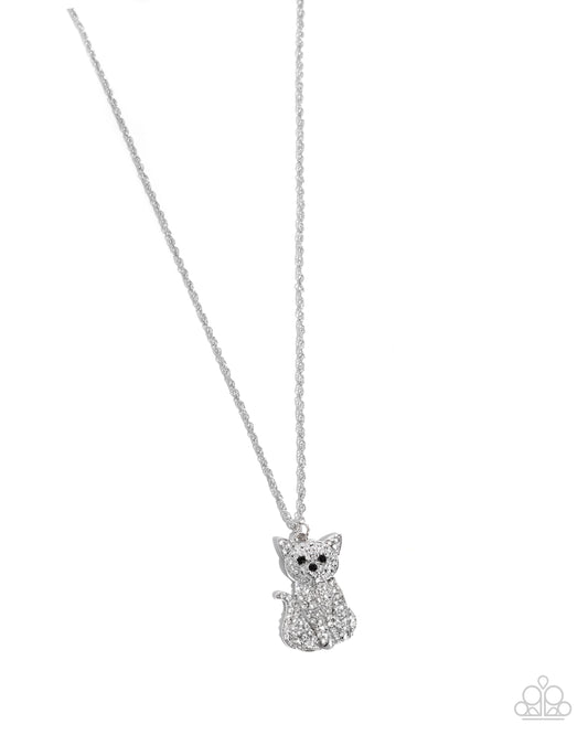 Cat Call - White - Paparazzi Necklace