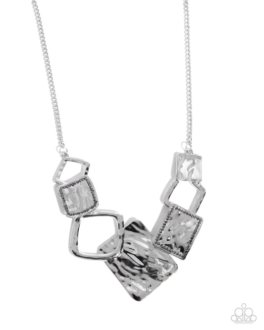 Layered Luxury - Silver - Paparazzi Necklace