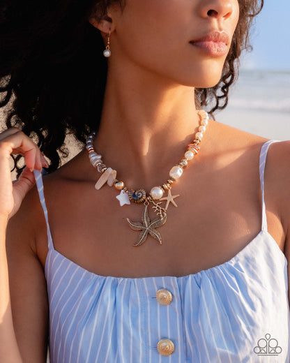 Coastal Cameo - Multi - Paparazzi Necklace